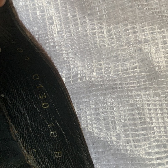 Gucci PLATFORM HEELS CHOCOLATE PONY FUR SIZE 10 B😍 - Picture 14 of 14